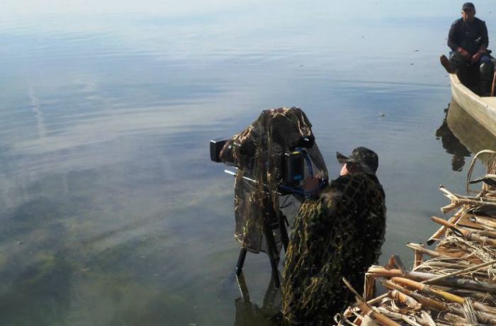 Немецкие телевизионщики снимают документальный фильм о природе Албании 