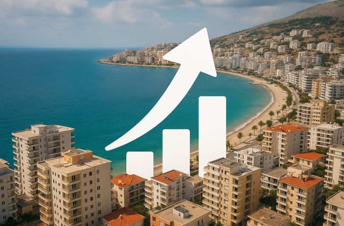 Референсная стоимость жилья на албанском побережье удвоится к 2026 году