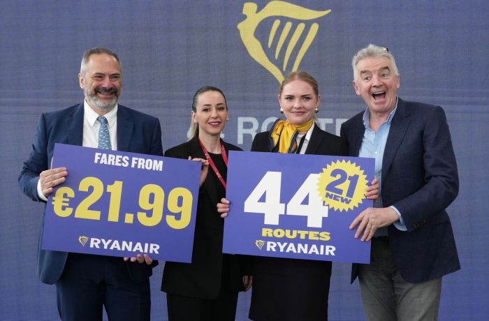 Ryanair инвестирует $400 млн в обустройство регионального хаба в Тиране