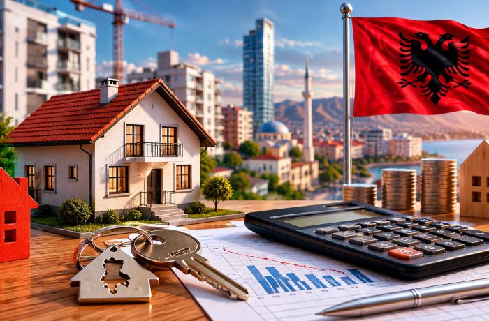 Кредиты на жильё в Албании дешевеют в 2026 году, но спрос падает