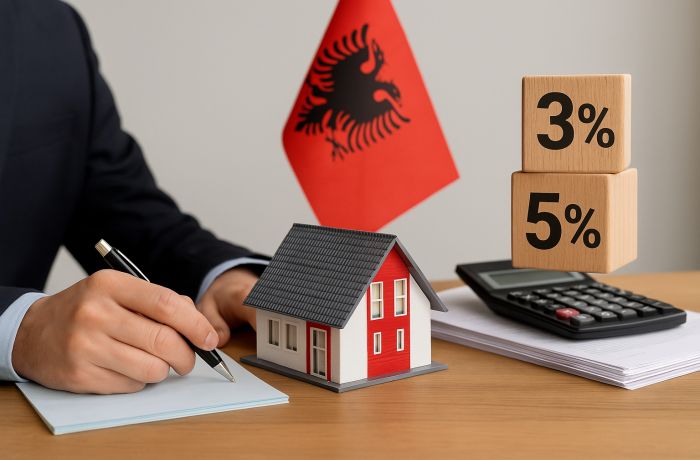 Албанские риэлторы предложили снизить налог на переоценку жилья с 5% до 3% 