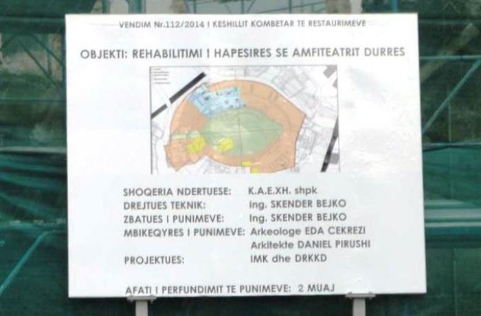 Стартовала реконструкция Амфитеатра Дурреса 